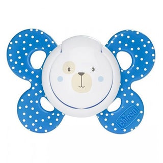 Chicco Physio Forma Comfort Soft Sense Silicone Soother For 6-16 Months Baby - Blue, Pack of 1's