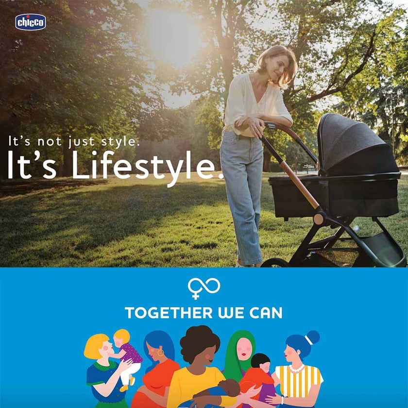 Chicco Stainless Steel Metal Cutlery Set Of Spoon & Fork For 18+ Months, Blue, Set of 2 Pieces