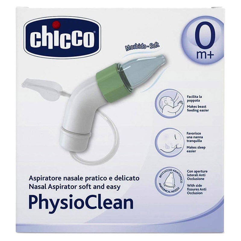 Chicco PhysioClean Soft And Easy Baby Nasal Aspirator For 0 Months+