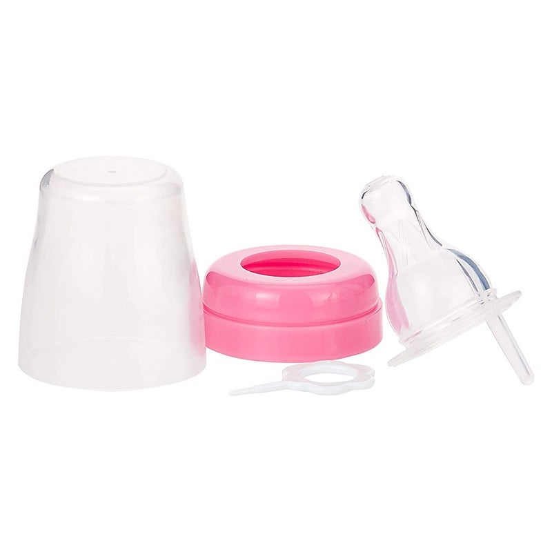 Farlin Standard Neck Animal Series PP Feeding Bottle, Pink AB-41011 (G) 140ml, Pack of 1's