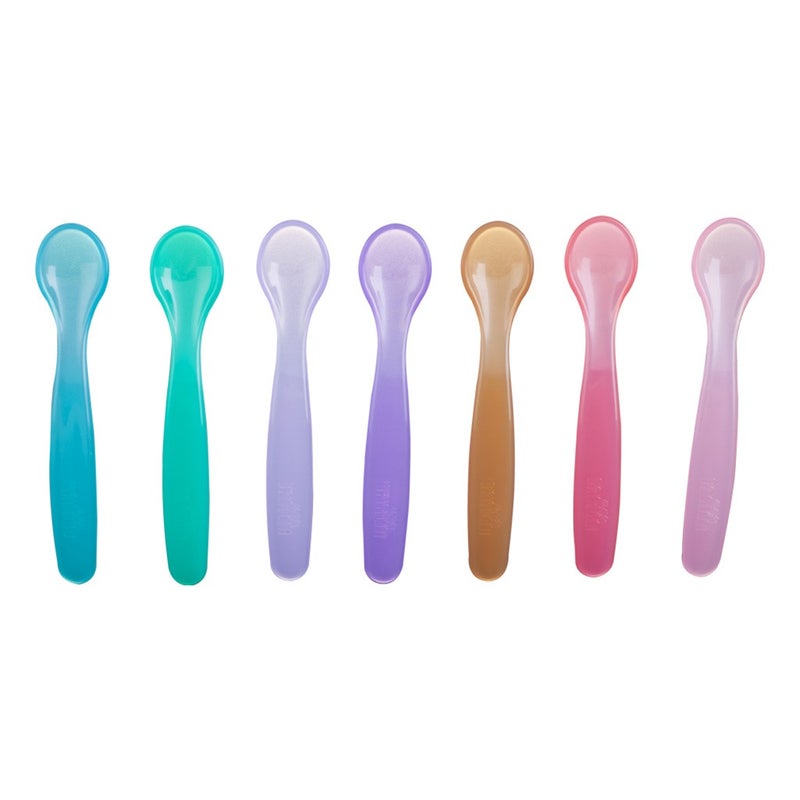 Farlin J'Aime Colour Magic Spoon For 12 Months+ Toddler, Pack of 7's