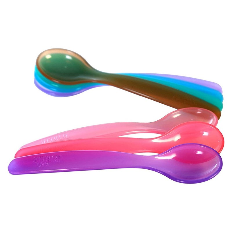 Farlin J'Aime Colour Magic Spoon For 12 Months+ Toddler, Pack of 7's