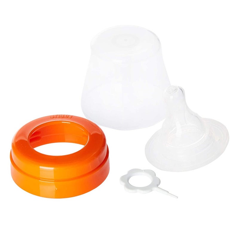 Farlin Seasons Series Wide Neck 150ml PP Feeding Bottle With Handle For 0 Months+ Baby, Pack of 1's