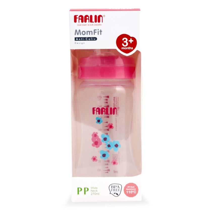 Farlin Seasons Series Wide Neck 270ml PP Feeding Bottle For 3 Months+ Baby