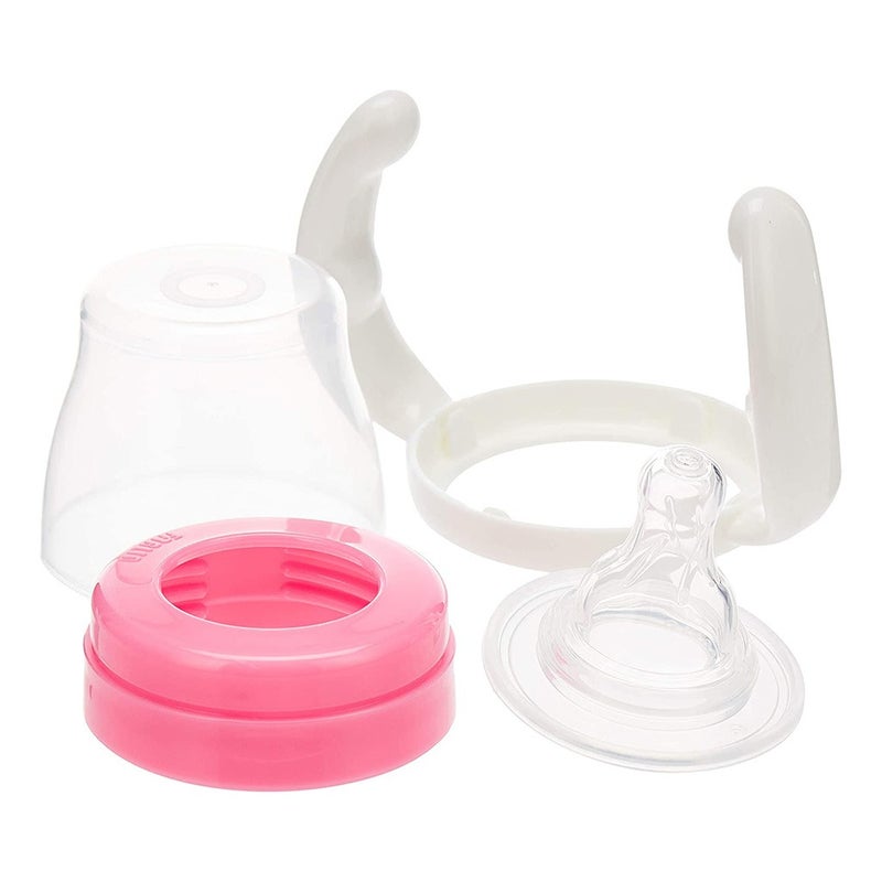 Farlin Seasons Series Wide Neck 270ml PP Feeding Bottle With Handle For 3 Months+ Baby, Pack of 1's