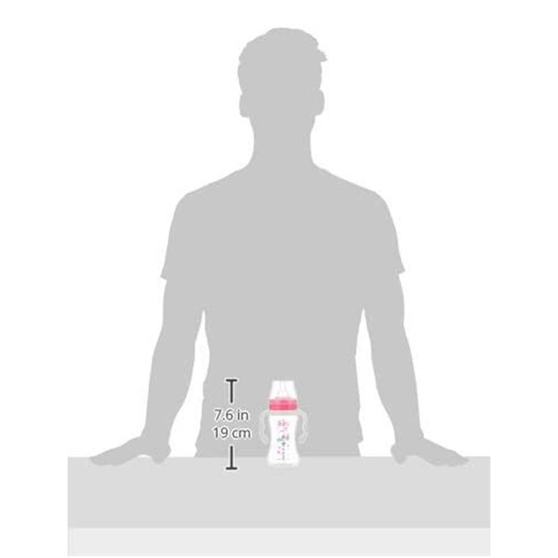 Farlin Seasons Series Wide Neck 270ml PP Feeding Bottle With Handle For 3 Months+ Baby, Pack of 1's