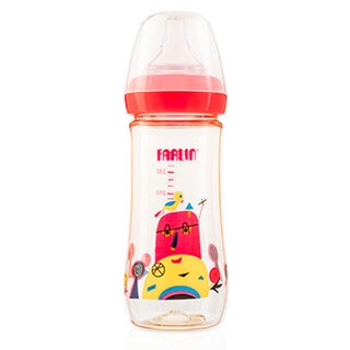 Farlin Silky PPSU Little Artist Collection 270ml Wide Neck Feeding Bottle For Baby AB-92009 (G), Pack of 1's
