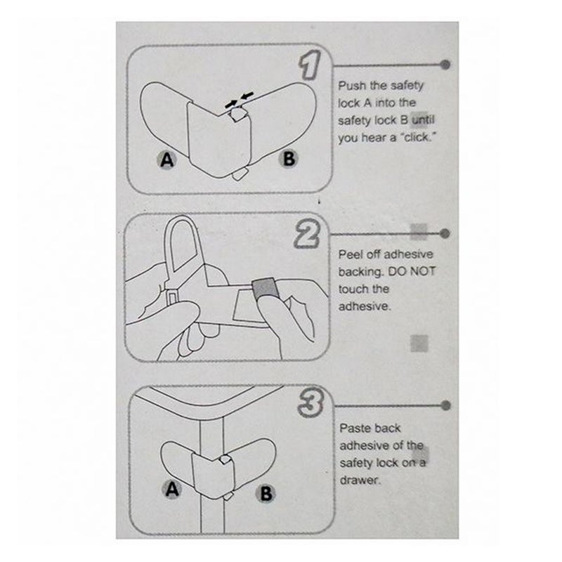 Farlin Safety Lock For Drawer, Pack of 1's