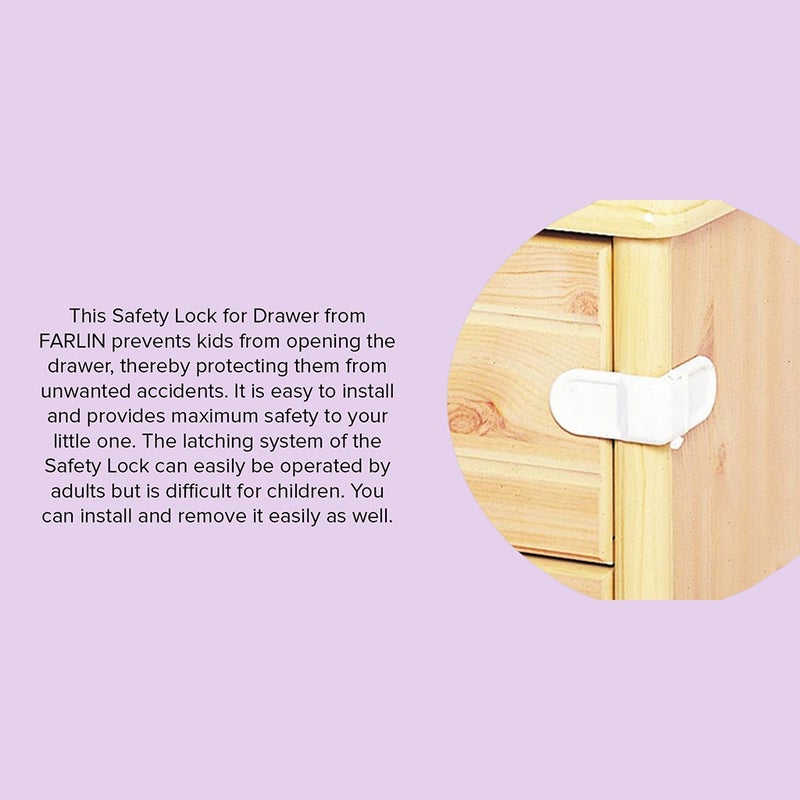 Farlin Safety Lock For Drawer, Pack of 1's