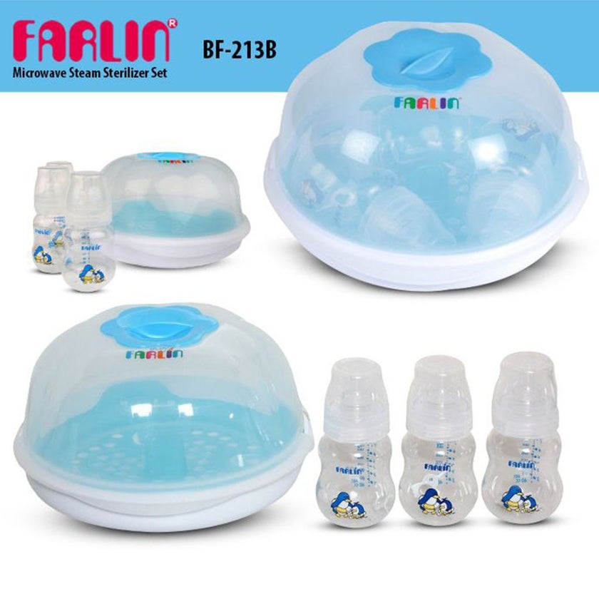 Farlin Microwave Steam Sterilization Set For Baby BF-213(B)