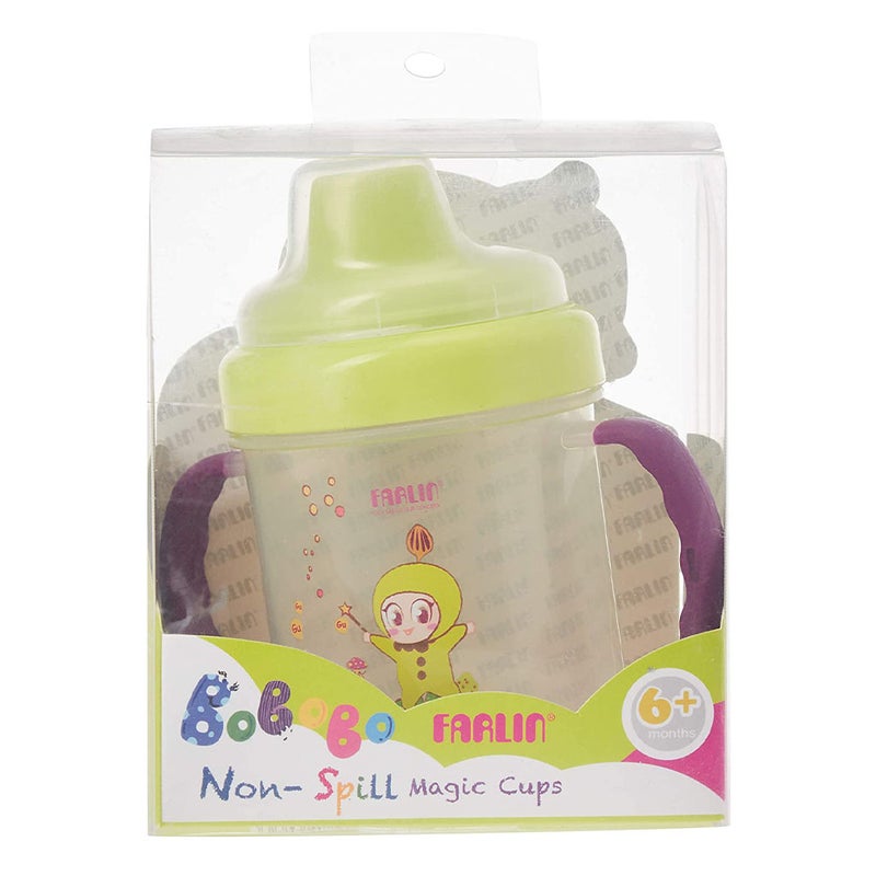 Farlin Non-Spill Magic 200ml Spout Cup Green For Baby, CP011-B, Pack of 1's
