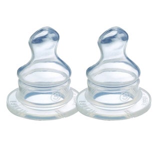 Farlin Orthodontic Silicone Nipple For 6-18 Months+ Baby M-2, Pack of 2's