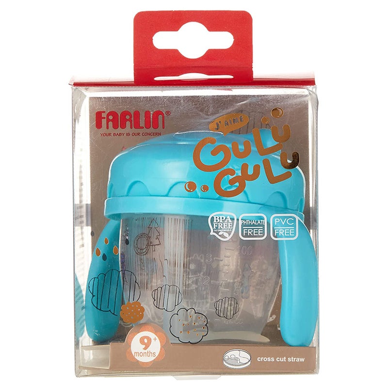 Farlin J' AIME Gulu Gulu Straw Drinking Cup For 9 Months+ Baby 120ml- AET-010-C