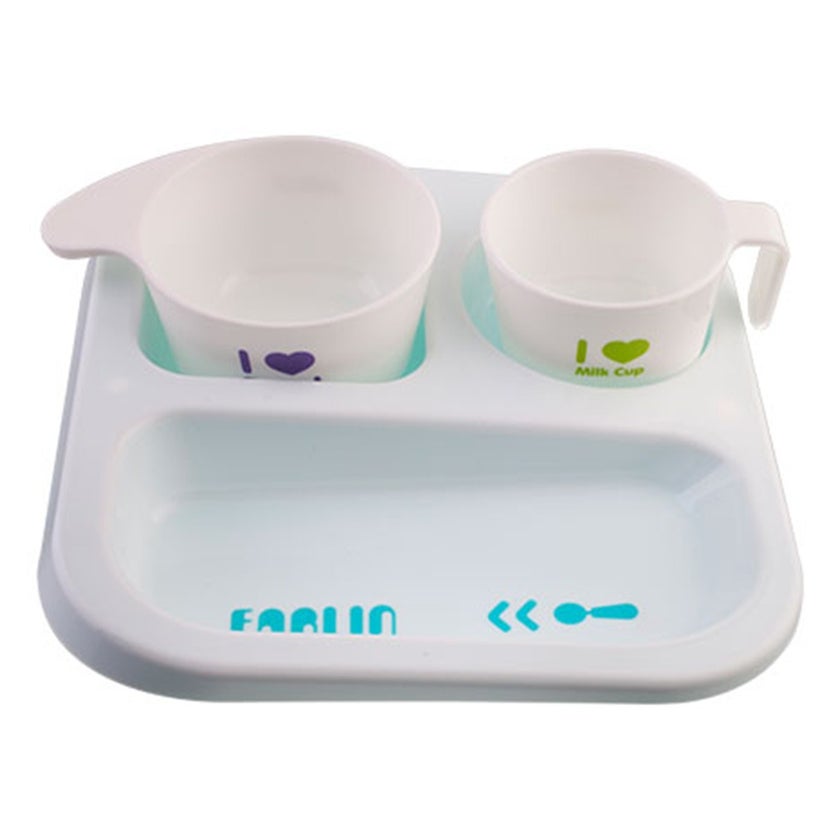 Farlin J'Aime Pe-Pa Plate For 12 Months+ Baby, Pack of 3 Pieces