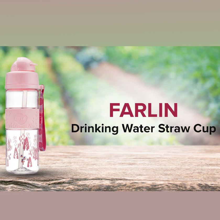Farlin Drinking Straw Cup 300ml For Toddlers