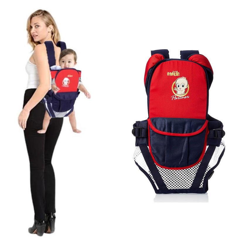 Farlin Baby Cuddler, Blue & Red - BF-509, 1 Piece