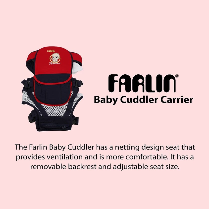 Farlin Baby Cuddler, Blue & Red - BF-509, 1 Piece