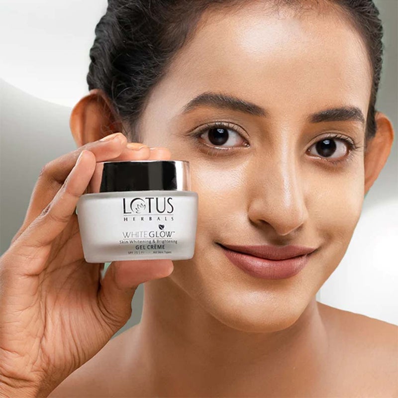 Lotus Herbals Whiteglow Skin Whitening & Brightening Gel Cream SPF 25 PA+++ 40g