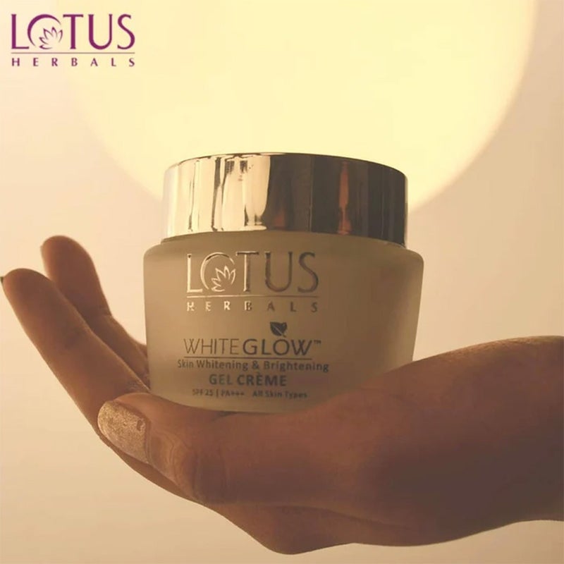 Lotus Herbals Whiteglow Skin Whitening & Brightening Gel Cream SPF 25 PA+++ 40g