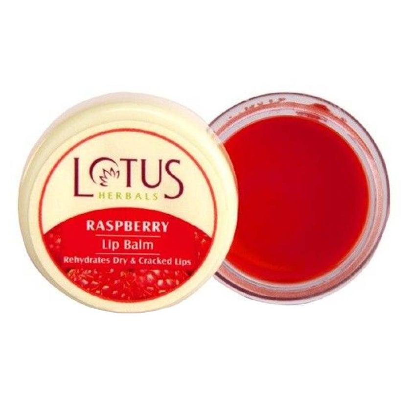 Lotus Herbals Raspberry Lip Balm For Dry And Cracked Lips 5g