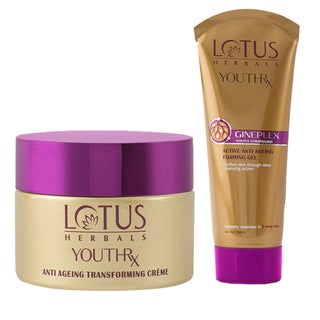 Lotus Herbals YouthRx SPF25 PA+++ Anti Ageing Transforming Cream 50g + Lotus Herbals YouthRx Active Anti Ageing Foaming Gel 100g PROMO PACK