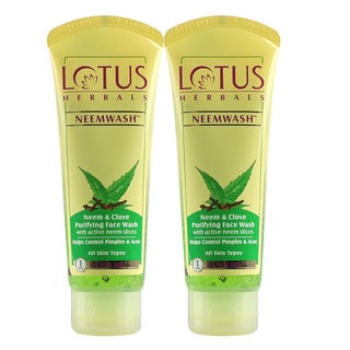 Lotus Neemwash Neem & Clove Purifying Face Wash For Pimple & Acne 120g PROMO PACK