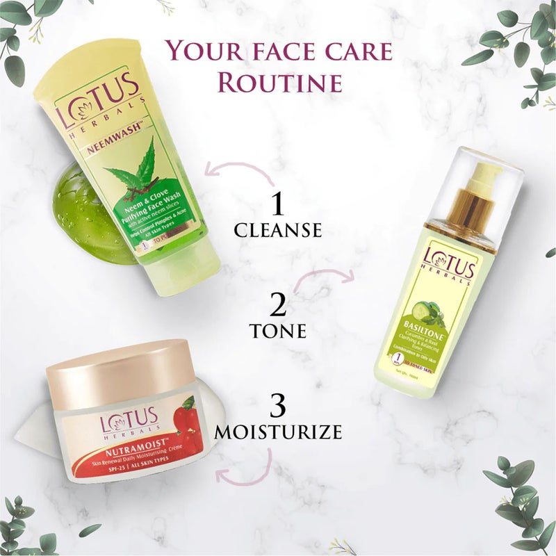 Lotus Neemwash Neem & Clove Purifying Face Wash For Pimple & Acne 120g PROMO PACK