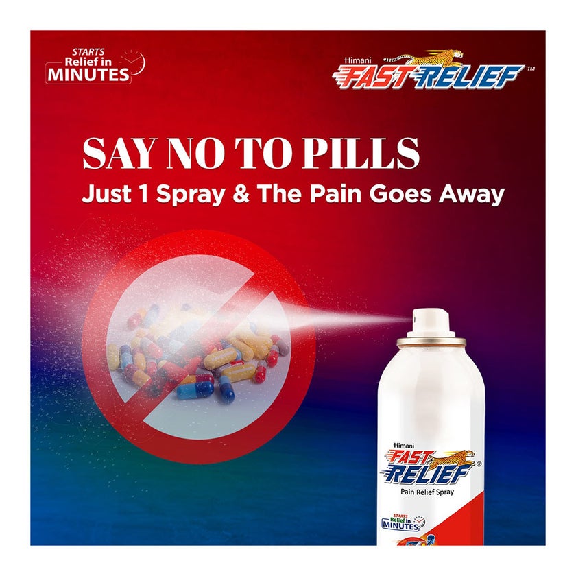 Himani Fast Relief Spray For Fast Pain & Sprain Relief 150ml