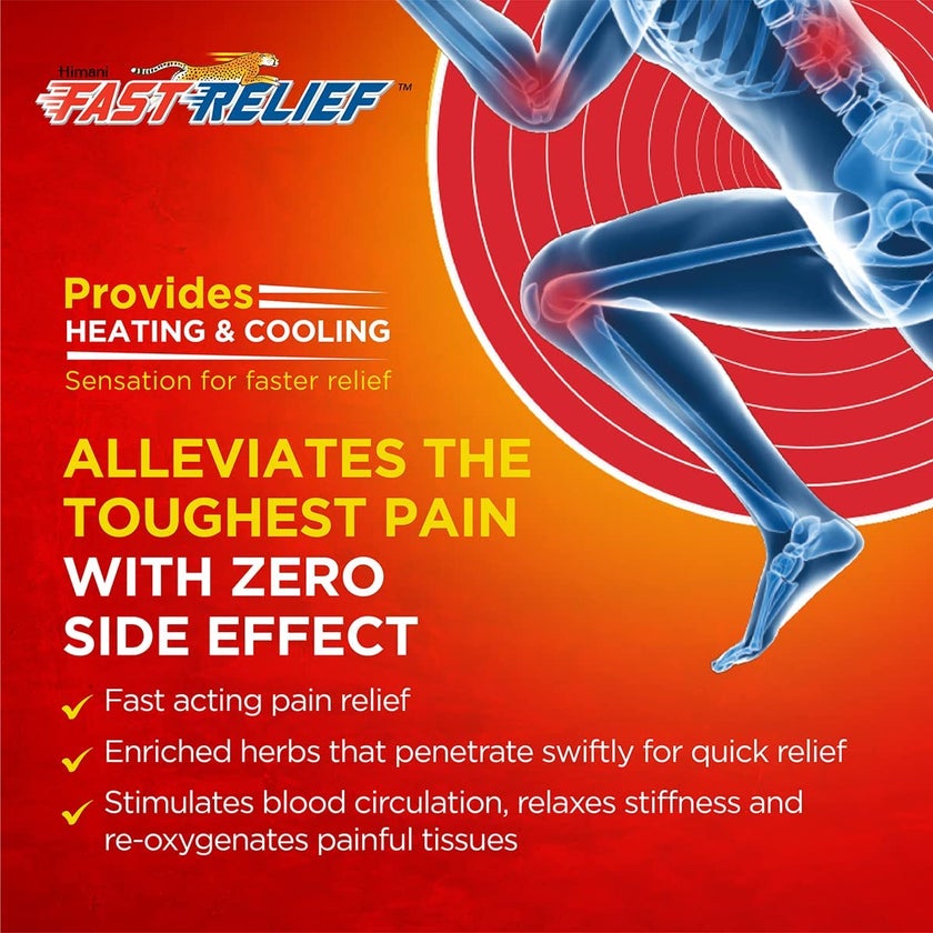 Himani Fast Relief Pain Relief Patch 14cm x 10cm, Pack of 2's