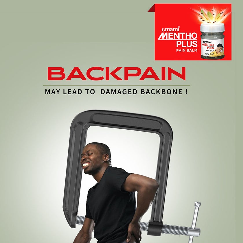 Emami Mentho Plus Balm for Head Ache Relief 9ml