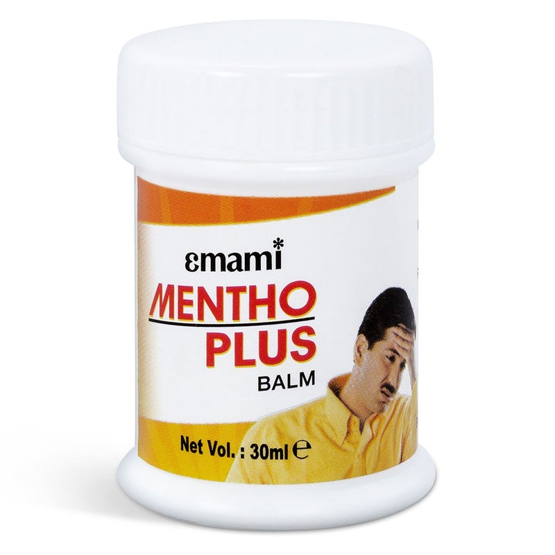 Emami Mentho Plus Balm for Head Ache Relief 30ml