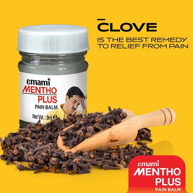 Emami Mentho Plus Balm for Head Ache Relief 30ml