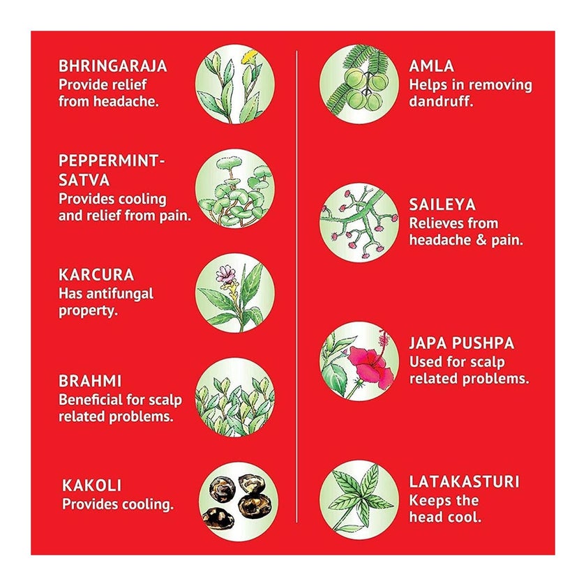 Himani Navratna Stress Relieving Head & Body Massage Oil 200ml