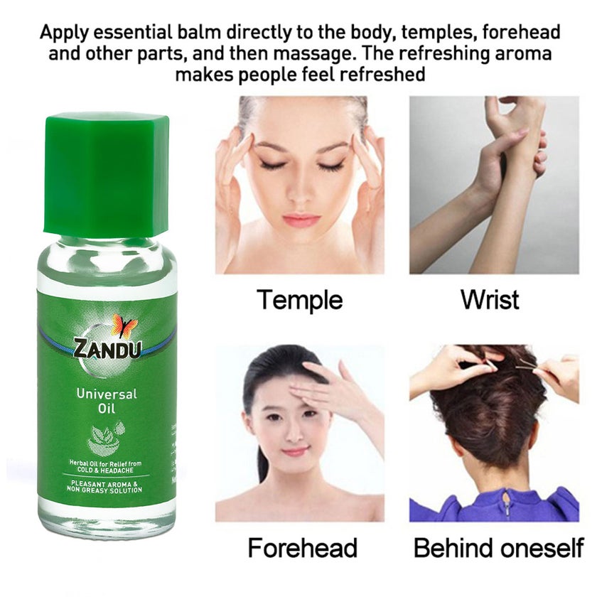 Zandu Pain Relief Universal Oil For Head Ache and Cold 3ml