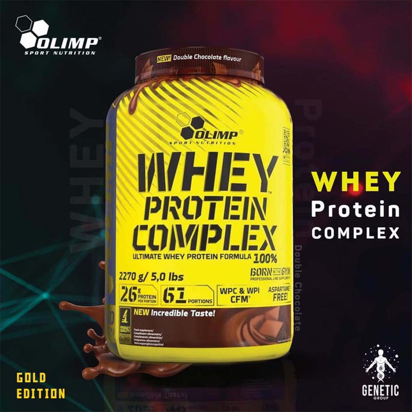 Olimp Gold Edition Whey Protein Complex Protein Powder Double Chocolate 2270g