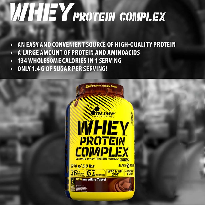 Olimp Gold Edition Whey Protein Complex Protein Powder Double Chocolate 2270g