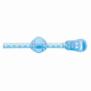 Chicco Pacifier Clip For 0 Months+ Baby - Blue, Pack of 1's