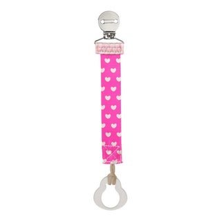 Chicco Universal 2-In-1 Fashion Soother Clip - Pink, Pack of 1's