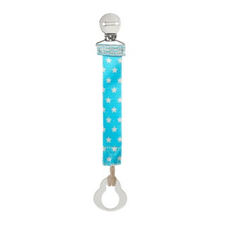 Chicco Universal 2-In-1 Fashion Soother Clip - Blue, Pack of 1's