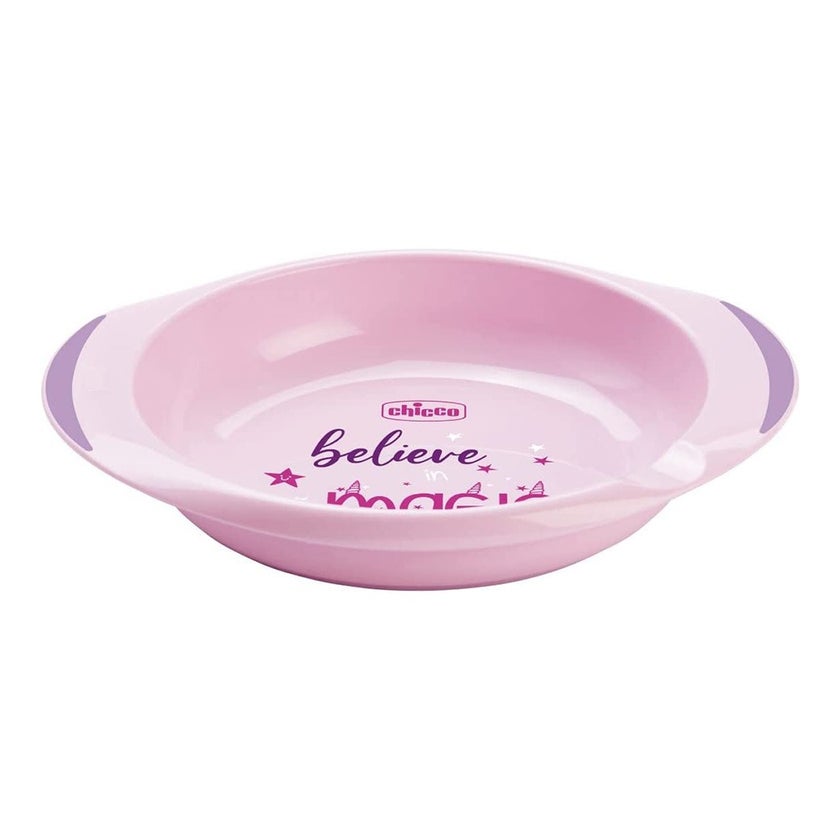 Chicco Weaning Set For 12 Months+ Baby - Pink, Pack of 5 Pieces