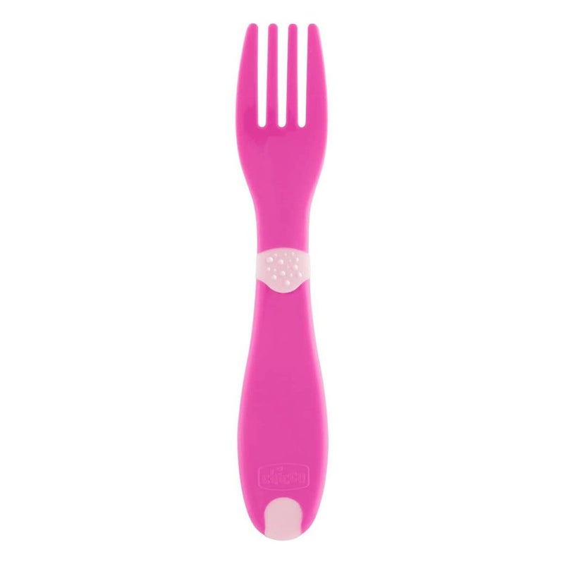 Chicco Weaning Set For 12 Months+ Baby - Pink, Pack of 5 Pieces
