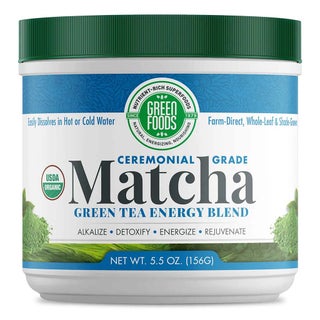 Green Foods Ceremonial Grade Matcha Green Tea Energy Blend Powder 156g