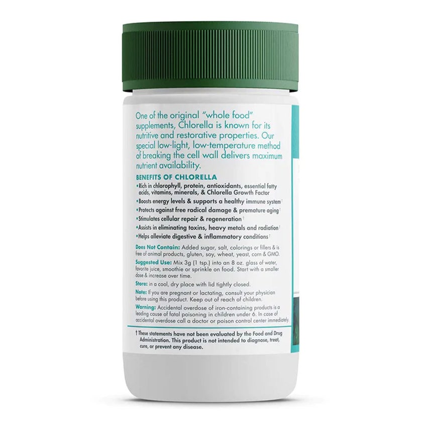 Green Foods Pure Organic Chlorella Powder 60g