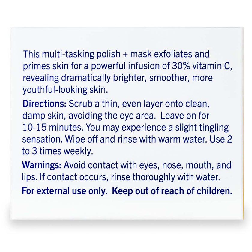 Obagi Professional-C 30% L-Ascorbic Acid 2-in-1 Brightening Microdermabrasion Polish + Face Mask 80g