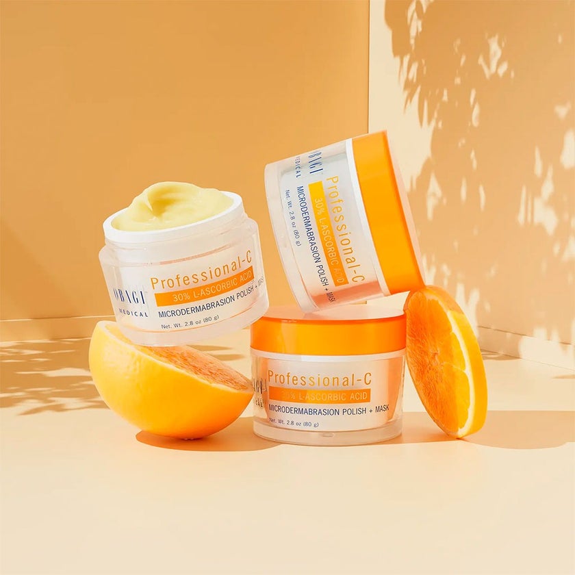 Obagi Professional-C 30% L-Ascorbic Acid 2-in-1 Brightening Microdermabrasion Polish + Face Mask 80g