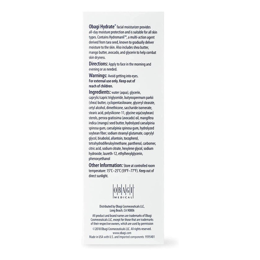 Obagi Hydrate 8-Hour Facial Moisturizer 48g