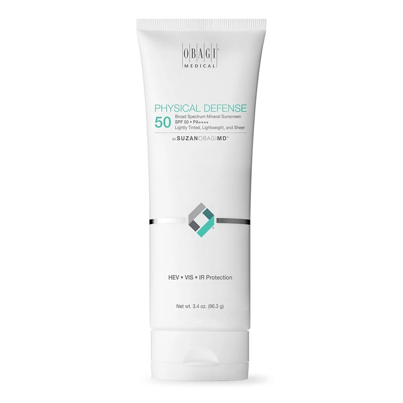 Obagi Medical Physical Defense SPF50 PA++++ Broad Spectrum Mineral Sunscreen Cream Tinted 96.3g