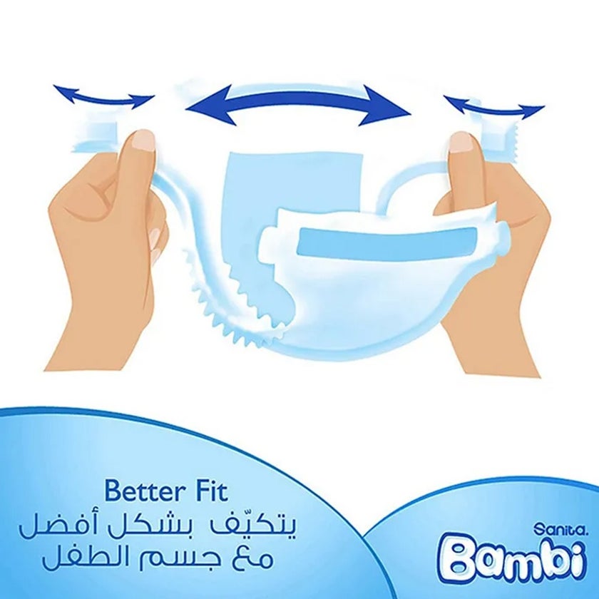 Sanita Bambi Tom And Jerry Baby Diapers, Size 4, Large, For 8-16 Kg Baby, Mega Pack of 160's