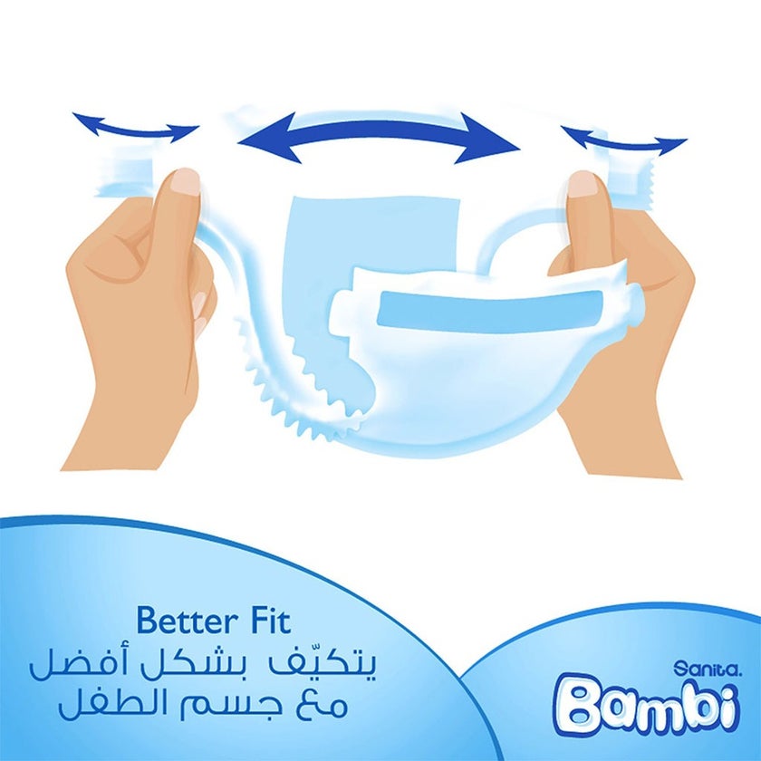 Sanita Bambi Tom And Jerry Baby Diapers, Size 6, XX-Large For 16+Kg Baby, Jumbo Pack of 40's