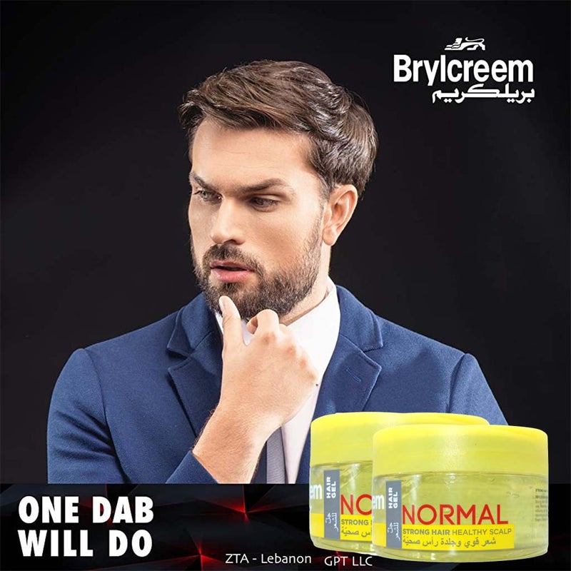 Brylcreem Men's Hair Gel Normal For Strong Hair & Healthy Scalp 250ml